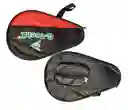 Forro Raqueta Ping Pong Tenis De Mesa Gtech Estuche - Negro/rojo