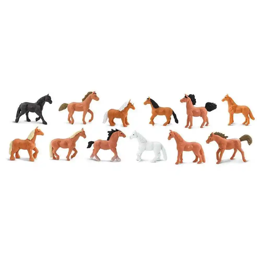 Tubos De Animales Caballos Colección Niños Y Niñas