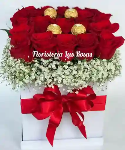 Caja Explosion De Rosas