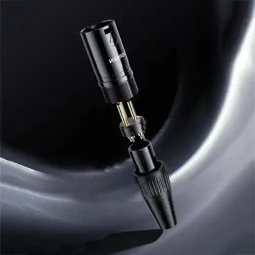 Conector Cannon Xlr De Audio De Tres Núcleos Ugreen 80439