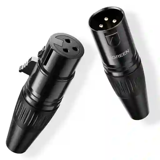 Conector Cannon Xlr De Audio De Tres Núcleos Ugreen 80439