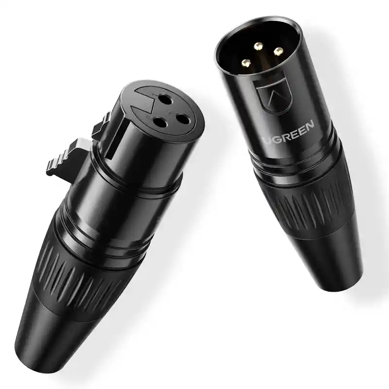 Conector Cannon Xlr De Audio De Tres Núcleos Ugreen 80439