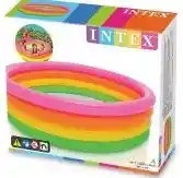 Intex Piscina Inflable Flotadorde 168X46 Cm De 4 Aros Multicolor