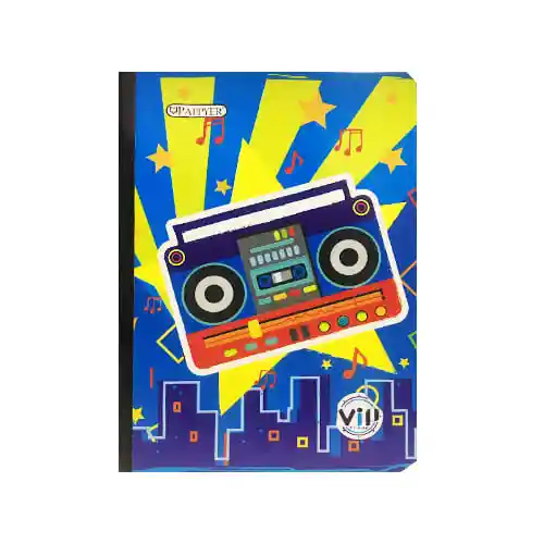 Cuaderno Cosido Grande De 50 Hojas Cuadriculado 23cm X 18 #niñopappyer