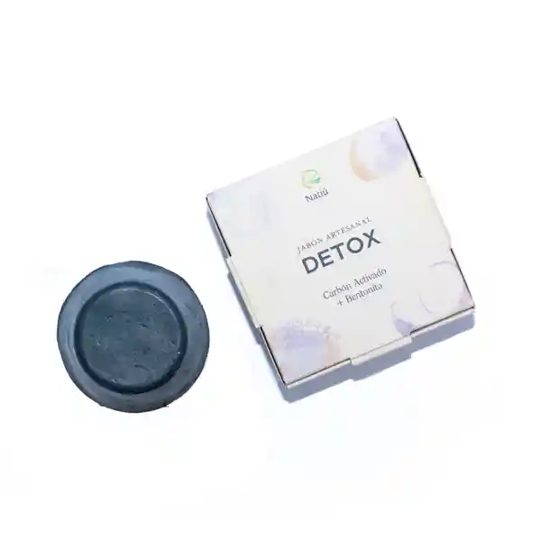 Natiú - Jabón Detox Con Carbón Activado