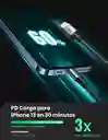 Cable Para Iphone Lightning A Tipo C 2.0 1mt Ugreen 60759