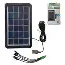 	panel Solar Cargador Celular 3 Watts 6 Voltios Energía Solar Cl-630 (6010)
