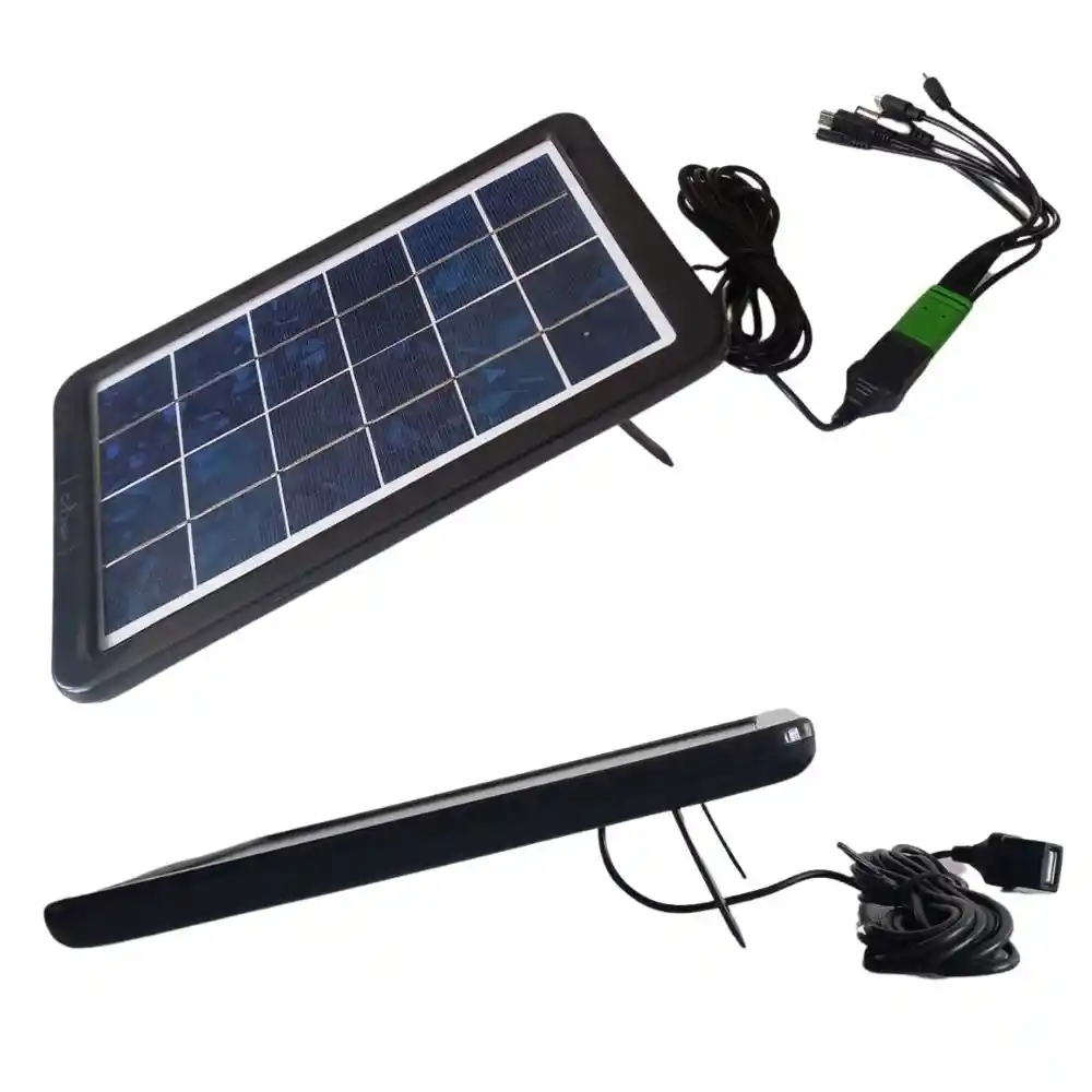 	panel Solar Cargador Celular 3 Watts 6 Voltios Energía Solar Cl-630 (6010)