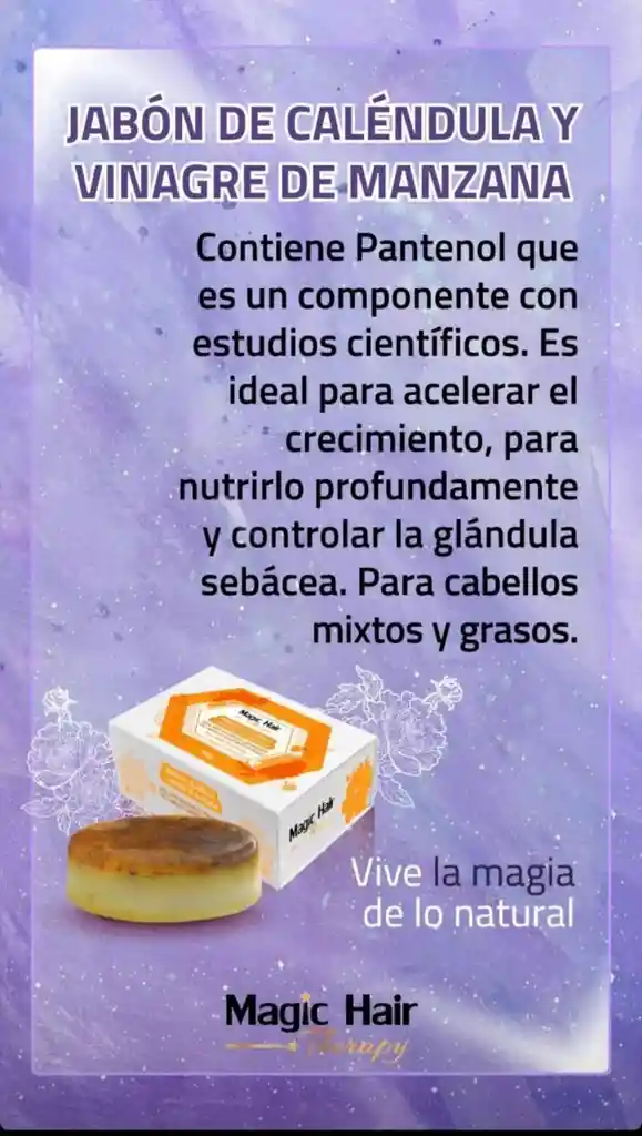 Magic Hairjabon De Calendula Y Viangre De Manzana