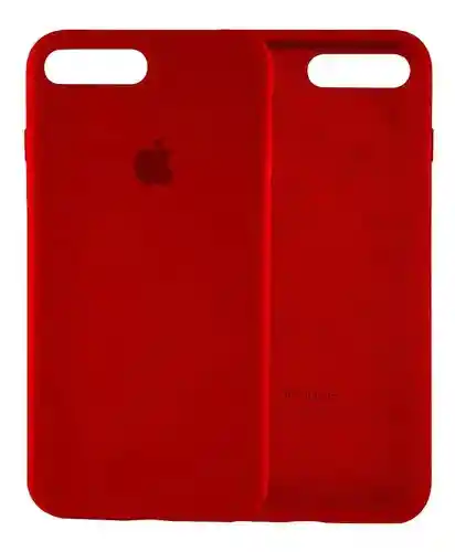 Silicone Case Iphone 6 / Iphone 7 / Iphone 8 - Color Rojo