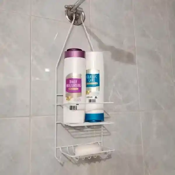 Organizador De Baño Para Ducha Estante Pared Acero Inoxidable