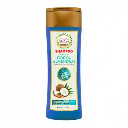 Nevada Shampoo Aceite De Coco Y Almendras Libre De Parabenos Colorantes Y Silicona 420ml