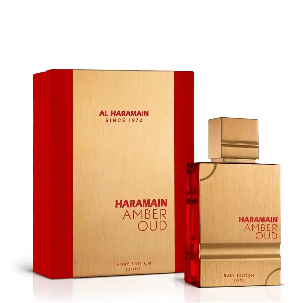 Loción Perfume Al Haramain Amber Oud Ruby Edition 120ml Edp Unisex