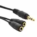 Cable Y De Audio 3.5 2 Salidas Audio 3.5