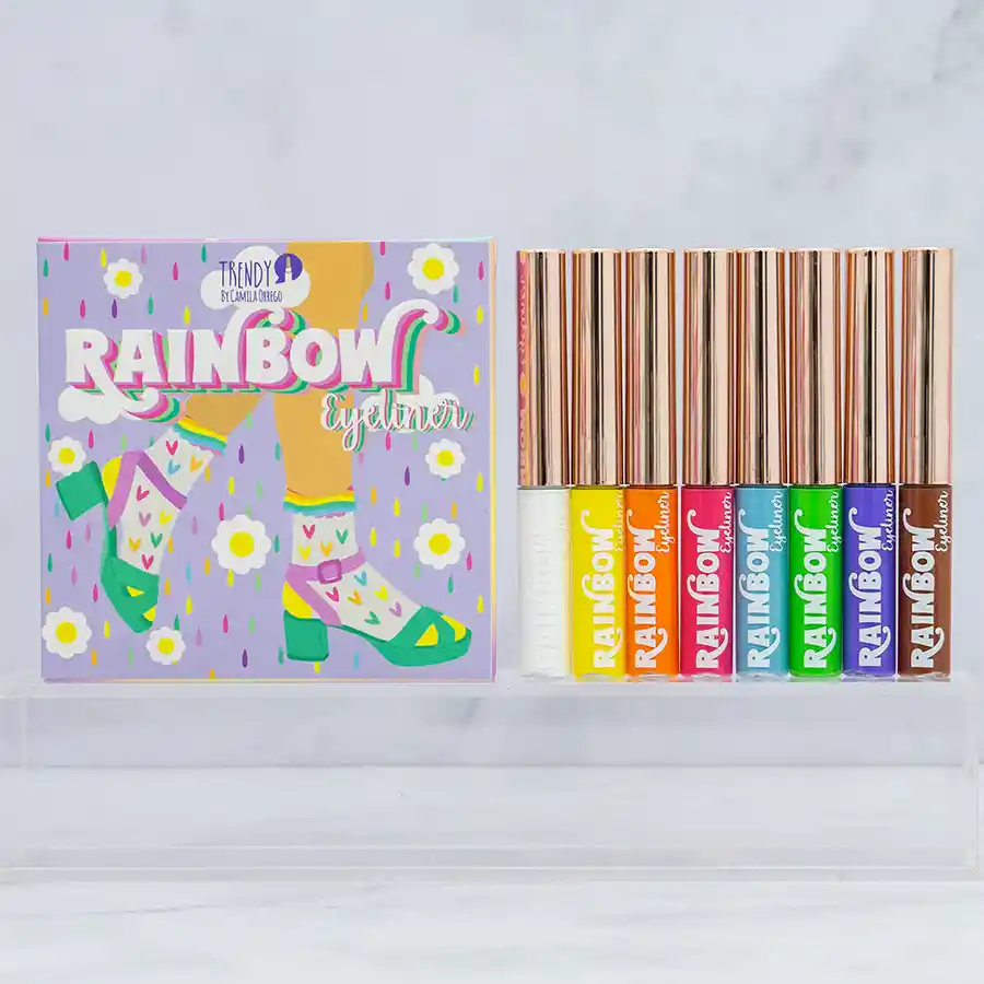 TRENDYKit X 8 Delineadores Matte Coloridos Rainbow