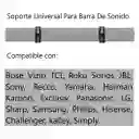 Soporte Universal Para Barra De Sonido Soundbar