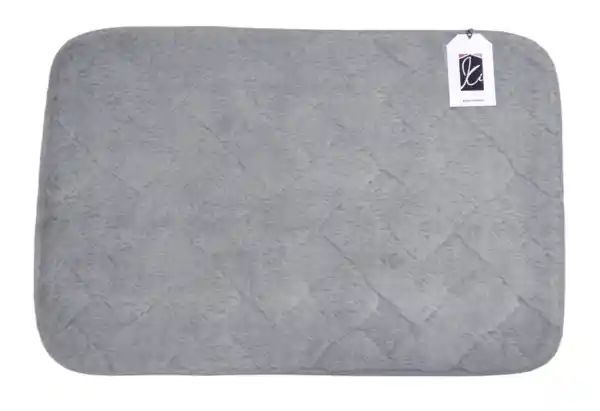 Tapete Salida De Ducha Soft Antideslizante 40x60 Cm Gris