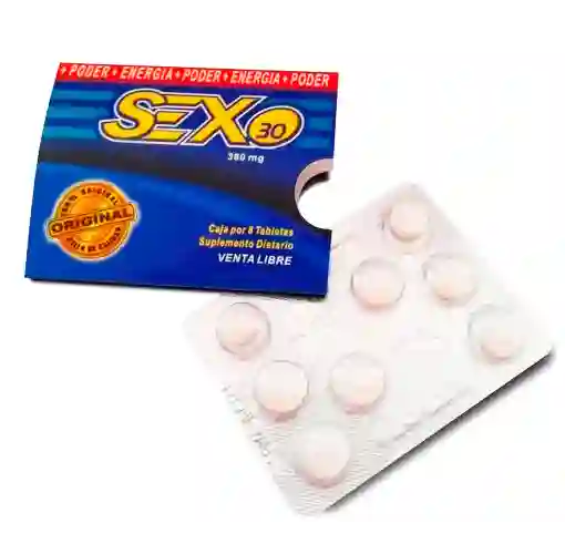 Viagra Sex 30 Natural X 8u Potenciador Hombres Fuerte Ereccion Retrasa Eyaculacion