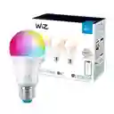 Wiz Pack X 3 Bombillo Led Inteligente A19 Wi-fi Luz Fria