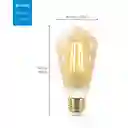 Wiz Bombillo Led Tipo Vintage Inteligente St19 Wi-fi Luz Calida