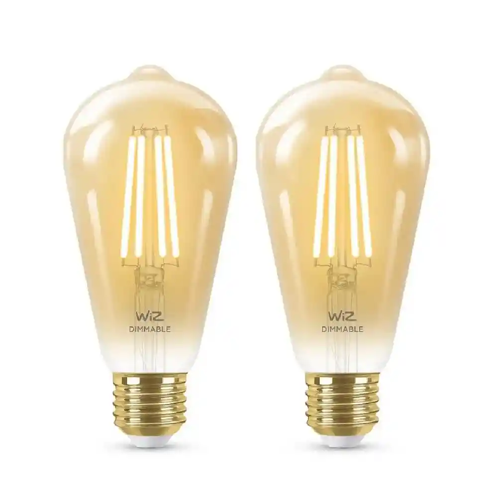 Wiz Bombillo Led Tipo Vintage Inteligente St19 Wi-fi Luz Calida