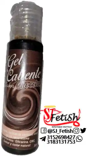 Gel Comestible Caliente Chocolate 30ml