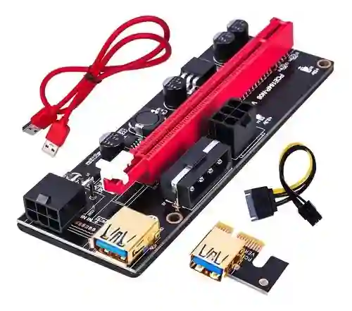 Adaptador Riser Mineria Pci Express 1x A 16x Tarjeta Grafica