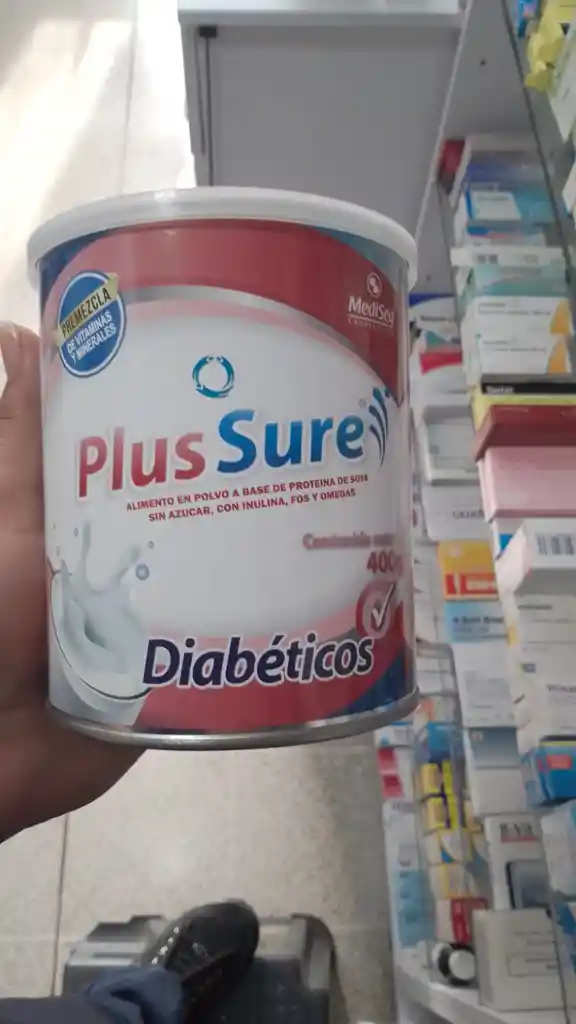 	plus Sure Diabeticos 400g