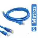 Cable Wifi Ethernet Red Lan Rj45 5 Metros Internet Televisor Modem Wi-fi Computador