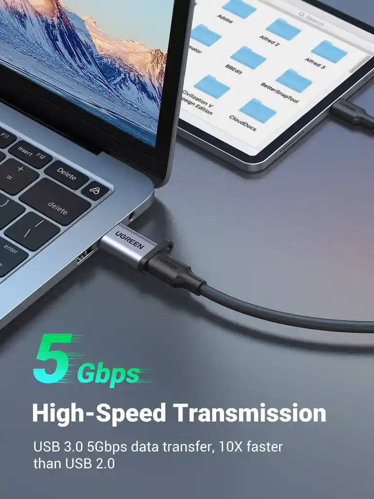 Convertidor De Usb A Usb Tipo C 3.0 Ugreen 50533 #904424616