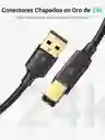 Cable De Escáner De Impresora Usb 2.0 1.5mt Ugreen 10350