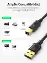 Cable De Escáner De Impresora Usb 2.0 1.5mt Ugreen 10350