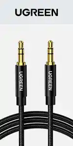 Cable Auxiliar Audio Jack 3,5mm Macho A Macho Ugreen 50363