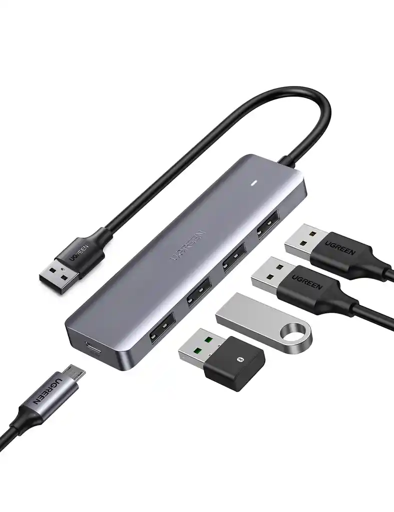 Hub De 4 Puertos Usb 3.0 Ugreen 50985