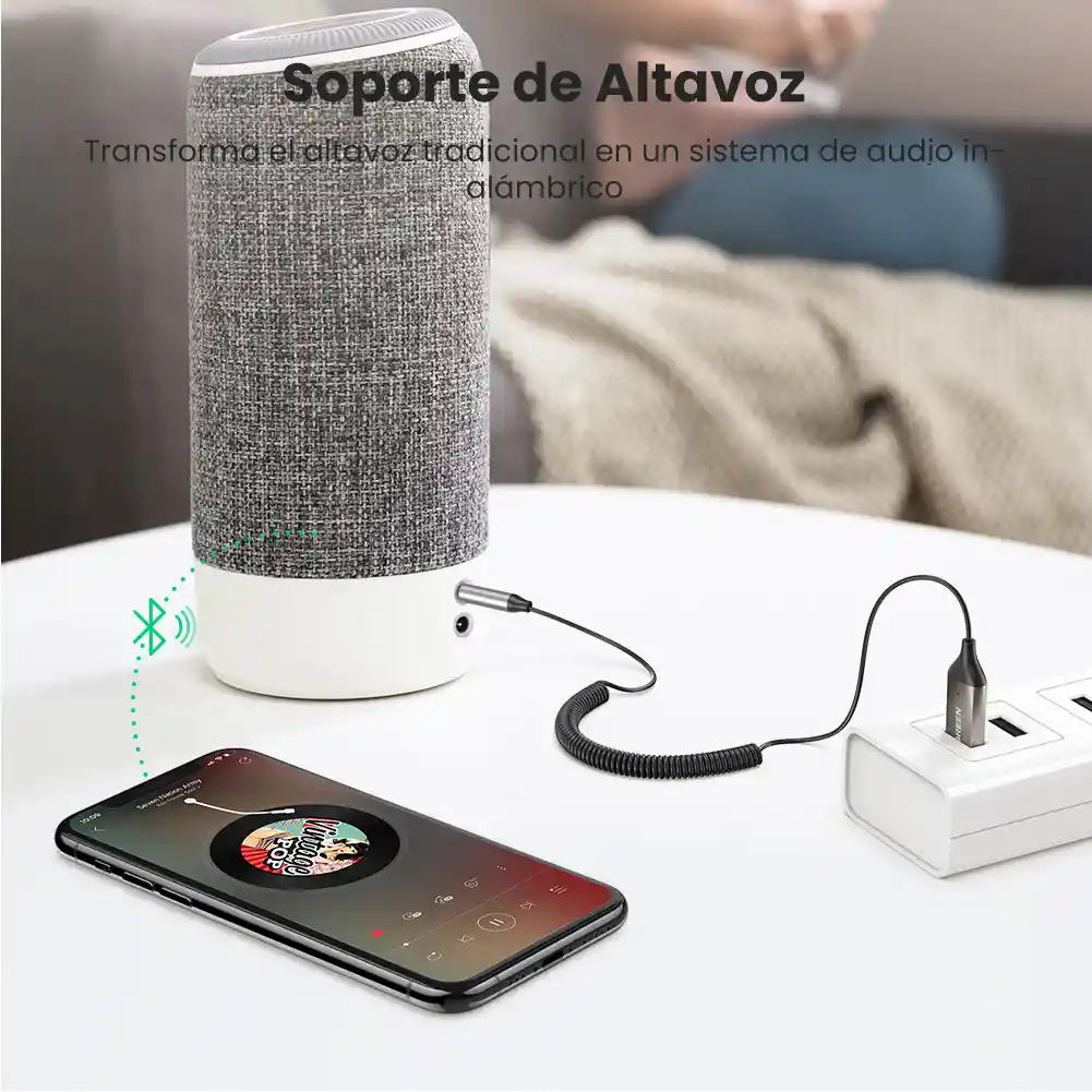 Adaptador Bluetooth Usb 2.0 A 3.5mm Ugreen 70601