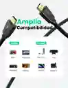 Cable Hdmi 4k Macho A Macho Con Trenza 2mt Ugreen 40410