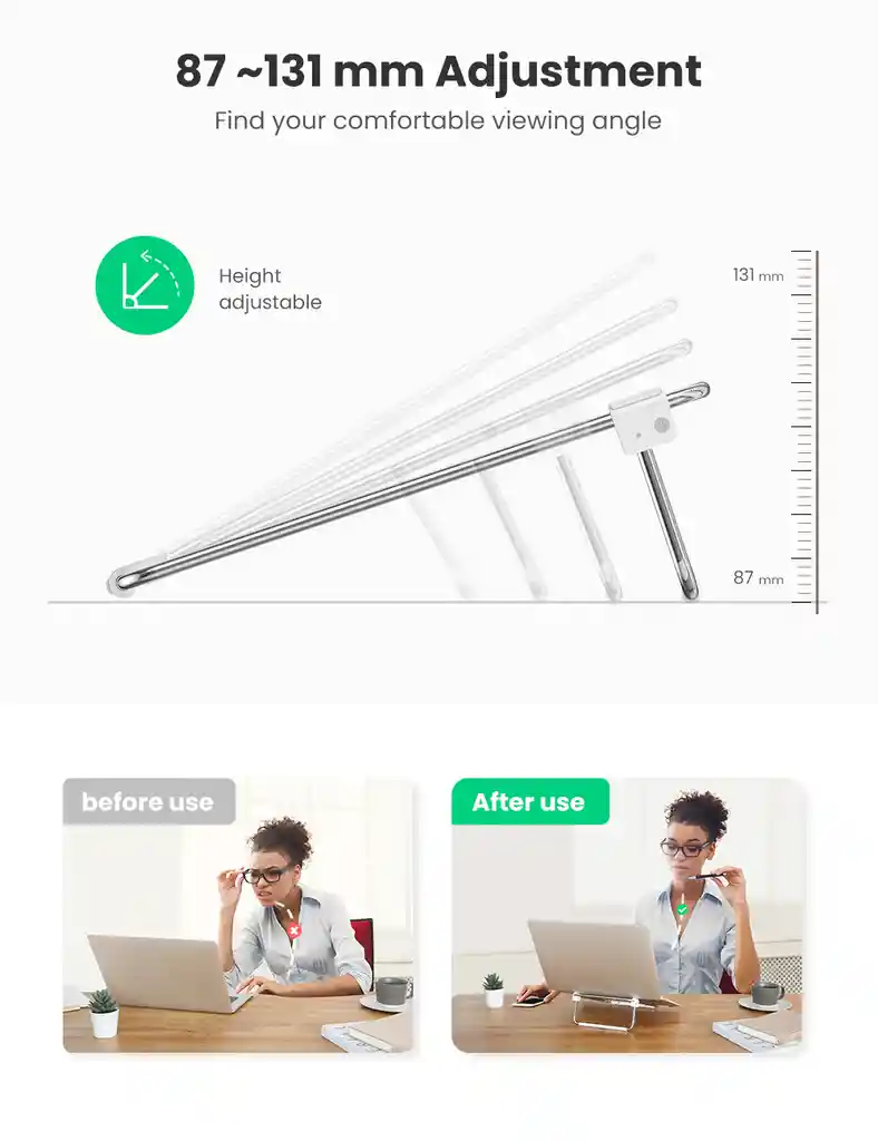 Soporte De Escritorio Para Portátil Ajustable Ugreen 80348