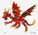 Colección Armable Armatodo Tipo Ninja - Flame Dragons Figthar Titan - 76067