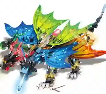 Armable Armatodo Coleccion Tipo Ninja - Flame Dragons Figthar Titan - A8100-2
