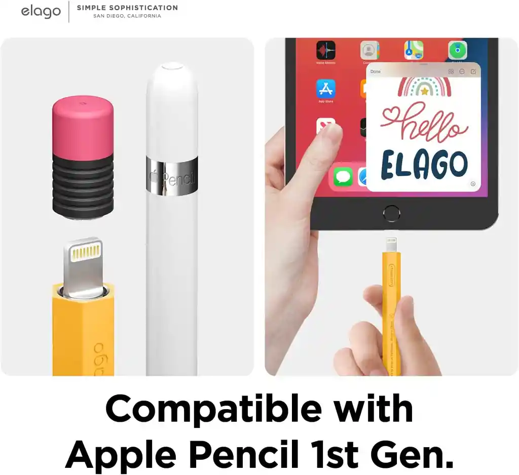 Elago Estuche Para Apple Pencil 1 Generación En Amarillo