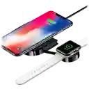 Cargador Inalámbrico 2 En 1 (smartphone - Apple Watch)