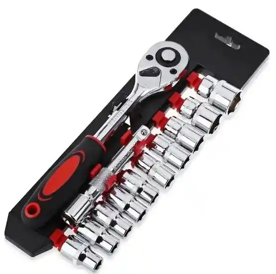 Juego De Copas Más Ratchet De Fuerza 1/2 Para Trabajo