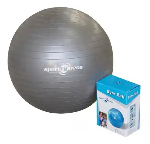 Balón De Pilates De 65cm Fitball Gris