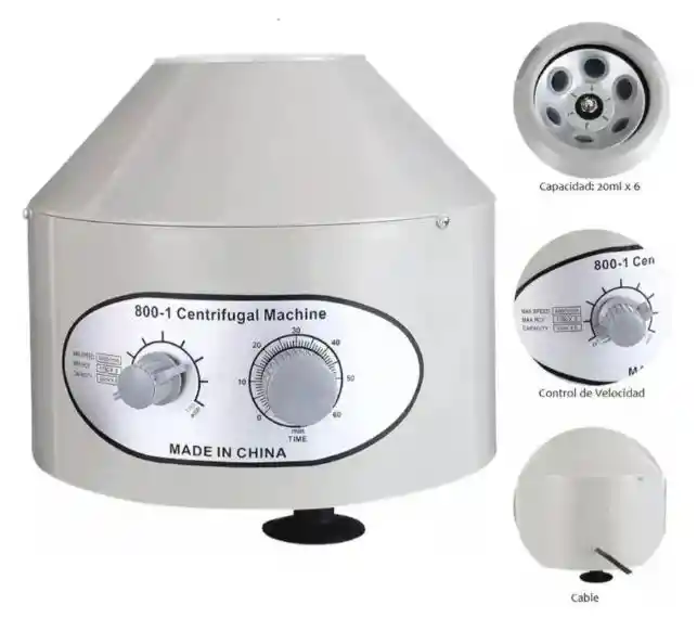 Maquina Centrífuga Profesional 800-1 Plasma