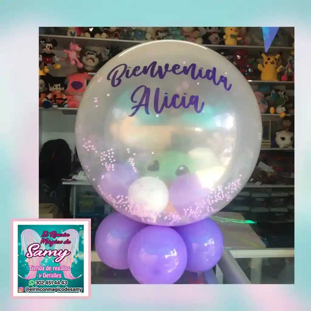 Globos Grandes Con Decoracion Por Dentro