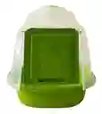 Arenera Para Gato Tipo Iglu Azul