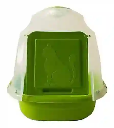 Arenera Para Gato Tipo Iglu Azul