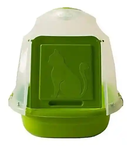 Arenera Para Gato Tipo Iglu Azul