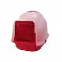 Arenera Para Gato Tipo Iglu Azul