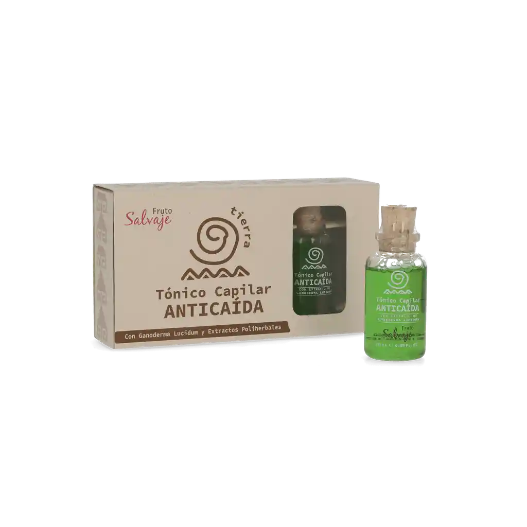 Fruto Salvaje Kit Tratamiento Capilar Con Aceite De Coco + Tónico Capilar Anticaída